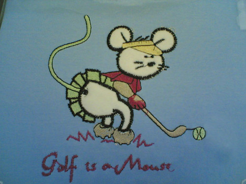 golf is a mouse